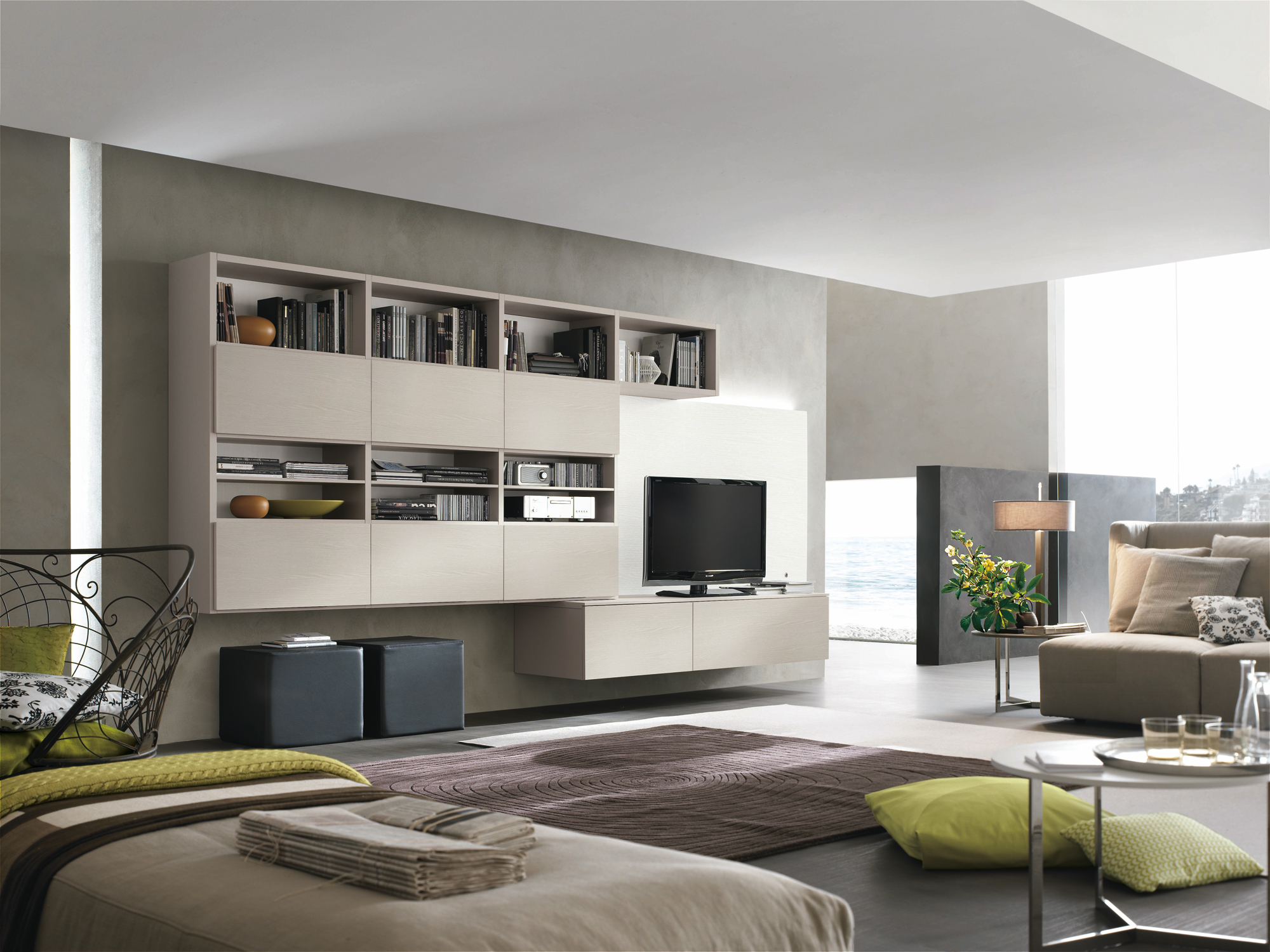 Soggiorno moderno di lusso: villa di lusso rustico e moderno ...
